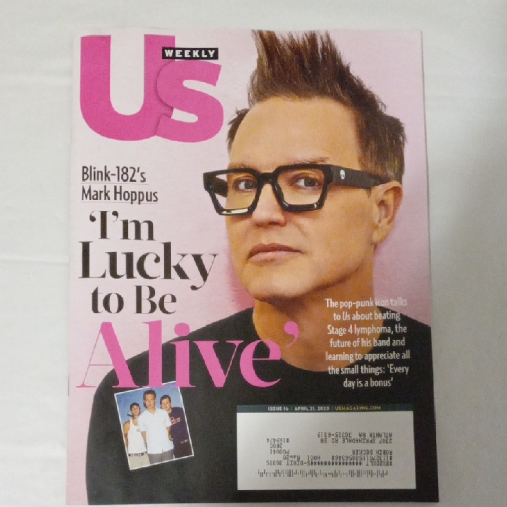 Us Weekly Magazine | April 21, 2025 Issue Featuring Mark Hoppus